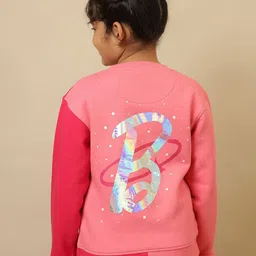 Kids Ville Girls Cotton Barbie Printed Pullover Sweatshirt-image-32