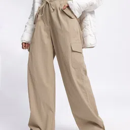 The Roadster Lifestyle Co. Women Casual Finesse Cargo Trousers-image-38