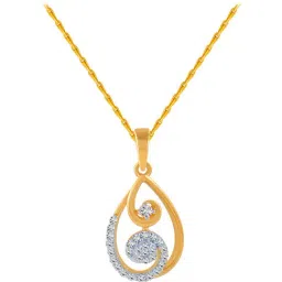 P.C. Chandra Jewellers 18 kt Gold & Diamond Pendant-picture-29