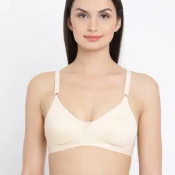 Clovia Beige Non Padded Non Wired T-Shirt Bra-image-25