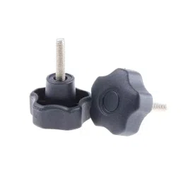 RS PRO Black Multiple Lobes Clamping Knob M6 Threaded Stud, 7027639-picture-36