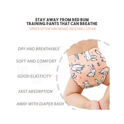 Bembika Babies Cotton Potty Training Pants Printed Design Pack 3 L Size - Multicolor image 2