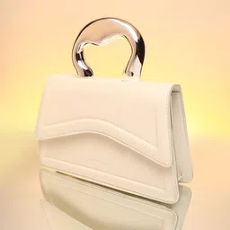 HAUTE SAUCE by Campus Sutra Leather Structured Satchel-image-27