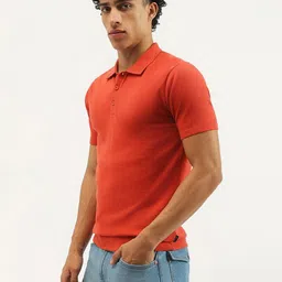 United Colors of Benetton Men Polo Collar Pure Cotton Pockets T-shirt image 5