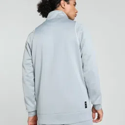 Puma Grey Regular Fit Sports Jacket image 2