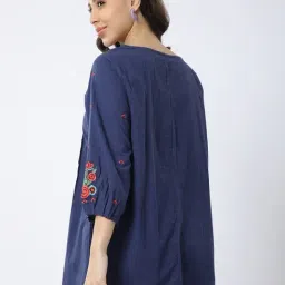 R&B Navy Cotton Top image 2