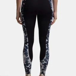 Jockey Black Printed Tights - MW21 image 2