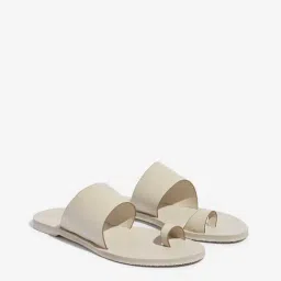 LUNA BLU by Westside Ivory Toe-Ring Slides-picture-44