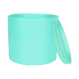 LASAKI Blue Ceramic Planter With Plate image 3