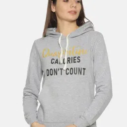 Campus Sutra Grey Full Sleeves Hooded Sweatshirt-picture-42