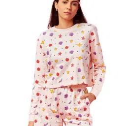 The Souled Store Pink Printed Top with Shorts-picture-27