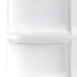 Sansaar White Cotton Geometric Pillow Cover - Set of 2 image 2