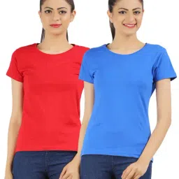 Appulse Red & Blue Cotton T-Shirt - Pack Of 2-picture-12