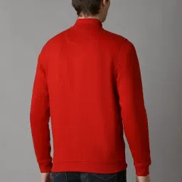 Louis Philippe Red Regular Fit Sweatshirt image 2