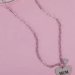 Mia by Tanishq Forever Love Silver Necklace for Women-picture-16