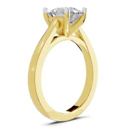 Sparkles Lab Grown Diamond 14k (585) Yellow Gold Ring for Women image 2