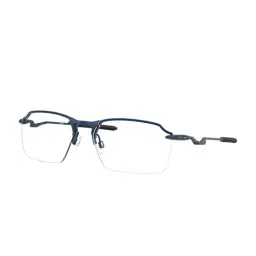 Oakley Blue Rectangular Eye Frames for Men-picture-19