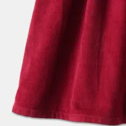 R&B Kids Red Embroidery Regular Fit Dress image 4