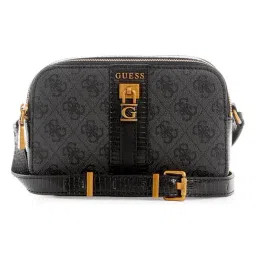 Guess Coal Logo Printed Ginevra Logo Crossbody Camera Bag-image-43
