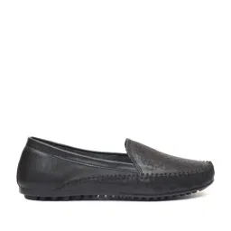 Zoom Shoes Women's Black Casual Loafers image 2