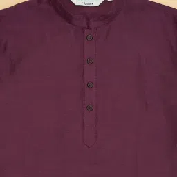 Indus Route by Pantaloons Purple Kurta & Pyjama Set image 2