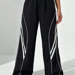 TABADTOD Women Relaxed Loose Fit Trousers-image-4