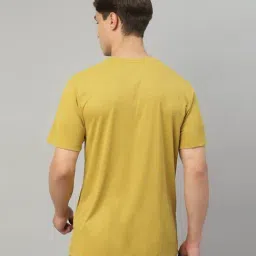 Dida Yellow Polyster Regular Fit Typography T-Shirt image 2