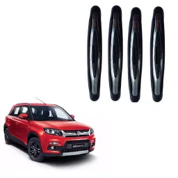 SPREADX Plastic Car Compact Black Colour Elegant Door Guard Protection Universal Type  Suitable for Maruti Suzuki Brezza (Set of 4 Pcs)-image-52