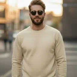 Mack Jonney Off-White Regular Fit Sweatshirt-image-58