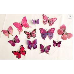 Asian royal Pink & Black Printed Water Proof Wall Sticker-picture-8