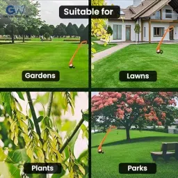 GIGAWATTS 250 W Corded Grass Trimmer 22 cm Cutting Diameter Electric Cutter Machine, GT105067-O image 4