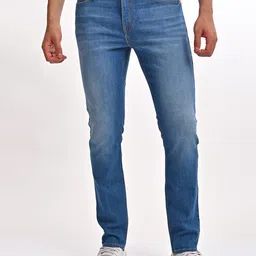 Levis Men 512 Indigo Slim Tapered Fit Low-Rise Heavy Fade Stretchable Jeans-picture-48