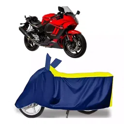 Auto Pearl Bike Cover for Hyosung GT650R (Yellow & Blue)-picture-19