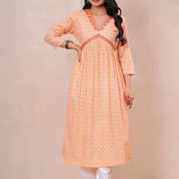 DIZON Women Floral Printed Anarkali Kurta-picture-19