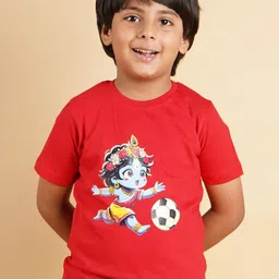PRABHUBHAKTI Kids Bio Finish Applique T-shirt-picture-55
