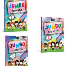 Jumbo Coloring Fun Set Of 3 Books For Kids - English-image-54