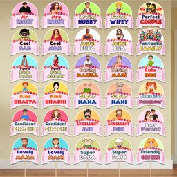 Zyozi Baby Shower Decorations Photo Booth Props, Baby Shower Backdrop Kit - Pack of 30-picture-12