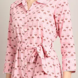 Rajnandini Floral Printed A-Line Dress image 2