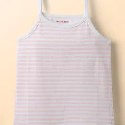 kookie kids india Kookie Kids Single Jersey Knit Sleeveless Striped & Fish Printed Slips Pack of 3 - Multicolor image 4