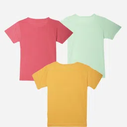 Vimal Jonney Boys Multicolor Printed T-Shirt (Pack Of 3) image 2