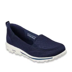 Skechers Women's GO WALK TRAVEL - TALIA Navy Walking Shoes image 2
