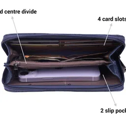 WALKWAY by Metro Women Floral Textured Zip Around Wallet image 4