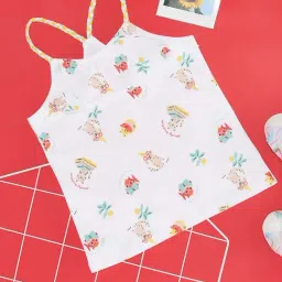 Pantaloons Junior Kids White Cotton Printed Top-image-43