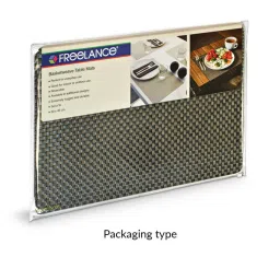 Freelance Grey Leather Set of 6 Placemats image 2