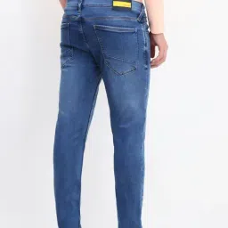 Allen Solly Blue Cotton Slim Fit Jeans image 2