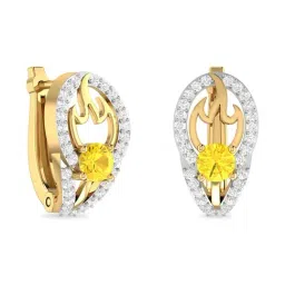 PC Jeweller Prabhakar 18k Gold Earrings for Women-image-44