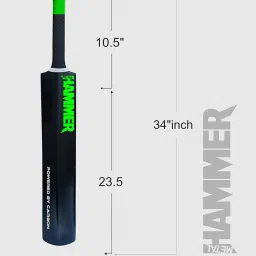 Jaspo Plastic Cricket Full Size Bat (34¿ X 4.5¿ inch) for All Age Groups (Hammer BAT) image 2