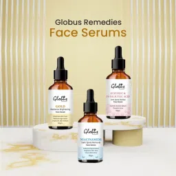 globus naturals Globus Remedies Gold Radiance Brightening Face Serum - Pack of 3 image 2