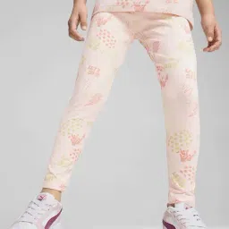 Puma Unisex Island Pink Cotton Print Full Sleeves Tights-picture-32