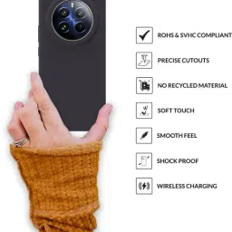 Sprig Back Cover for Realme 12 Pro (Grey) image 4